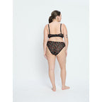 Dámské kalhotky Modibodi Intimates V Day Cheeky Brief Black Rose (DKMIVDCBBR)