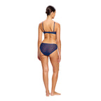 Menstruační kalhotky Modibodi lntimates V Day Hi Waist Brief Moderate Navy Chilli (DKMISDHWB)
