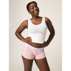 Menstruační kalhotky Modibodi Teen Hipster Boyshort Moderate-Heavy Orchid Pink (MODI4101OP)