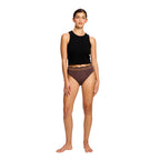 Menstruační kalhotky Modibodi Sensual Hi Waist Bikini Super Mahogany (MKMSM)