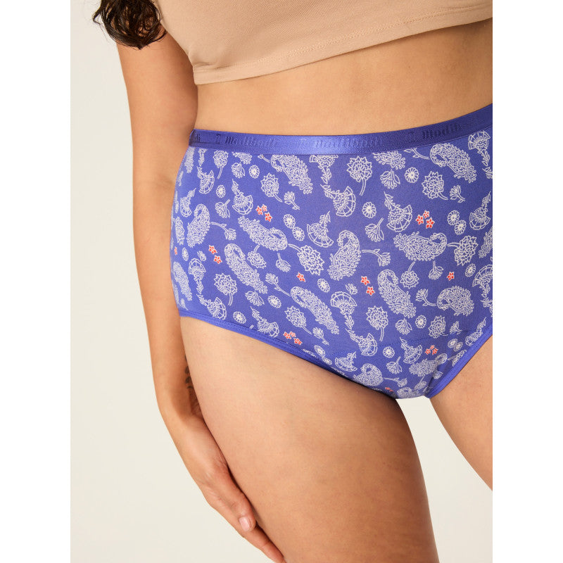Menstruační kalhotky Modibodi Classic Full Brief Moderate-Heavy Boho Love (MODI4018BL)