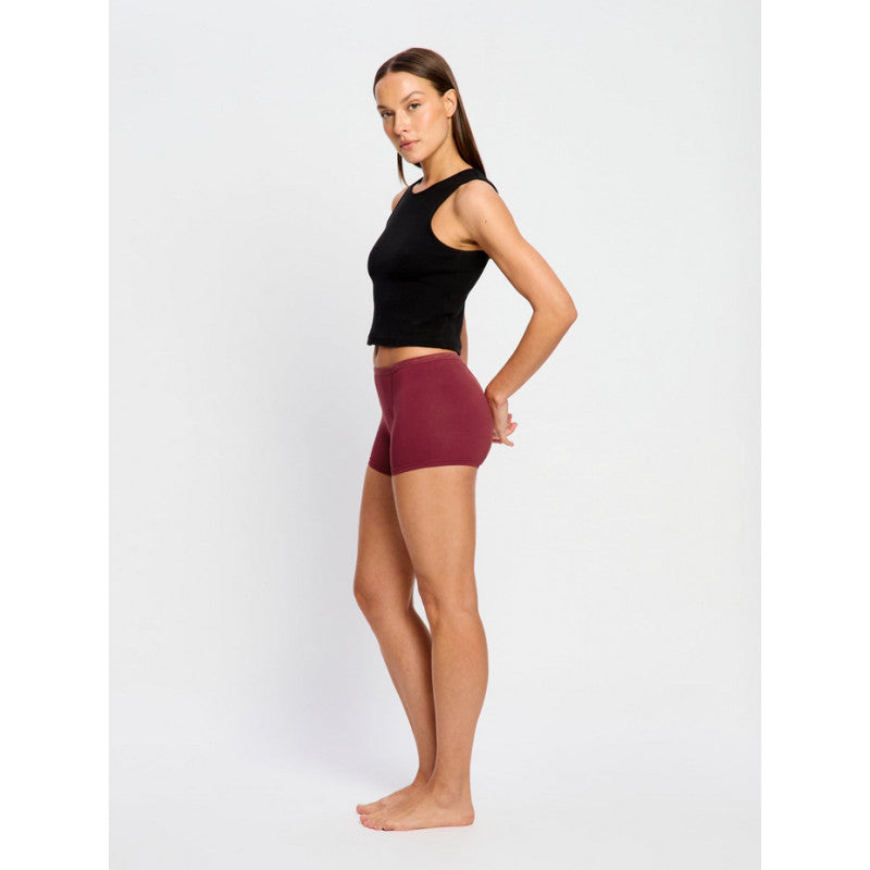 Menstruační kalhotky Modibodi Classic Boyshort Super Bud Red (MKMCBSBR)