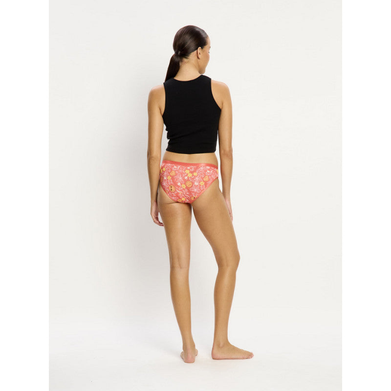 Menstruační kalhotky Modibodi Classic Bikini Moderate Boho Coral (MKMCBMBC)