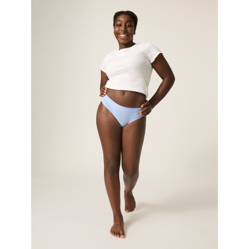 Menstruační kalhotky Modibodi Teen Hipster Bikini Moderate-Heavy Mist Blue - VYBALENÉ (MODI4100MBVYB)