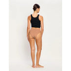 Menstruační tanga Modibodi Modicomfort Seamless Hi Waist Thong Light Teale Blue (MTMMSHWTLTB)