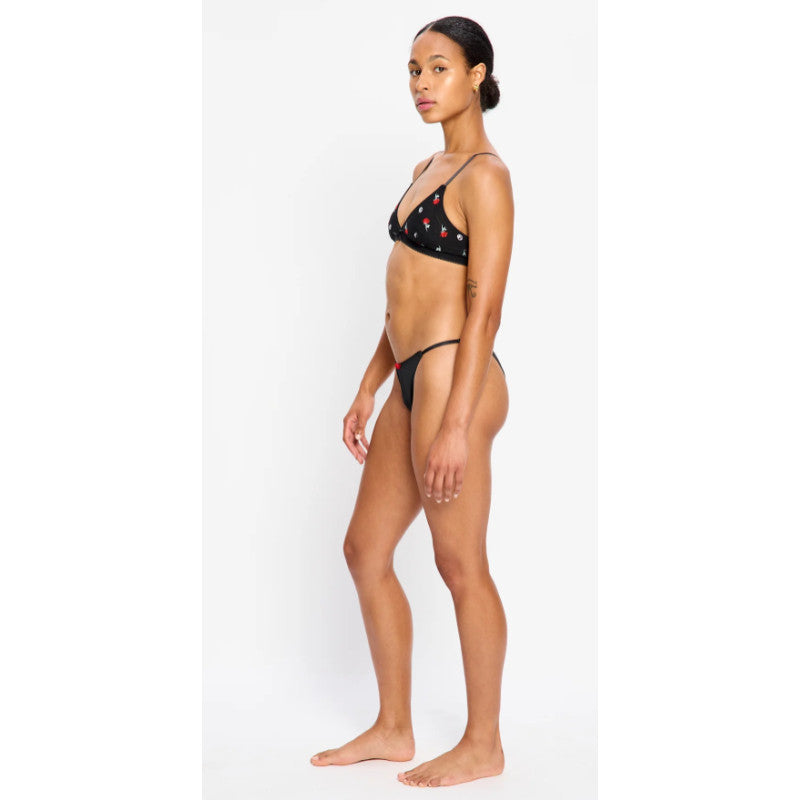 Menstruační tanga Modibodi Intimates V Day Tanga Brief Light-Moderate Black Rose (MTMIVDTBLM)