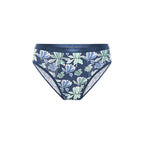 Menstruační kalhotky Modibodi Classic Bikini Maxi Midnight Blue Floral - VYBALENÉ (MODI4012MBFVYB)