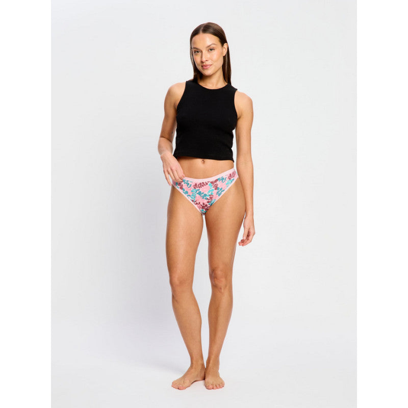 Menstruační kalhotky Modibodi Classic Bikini Super Ivy Garden (MKMCBSIG)