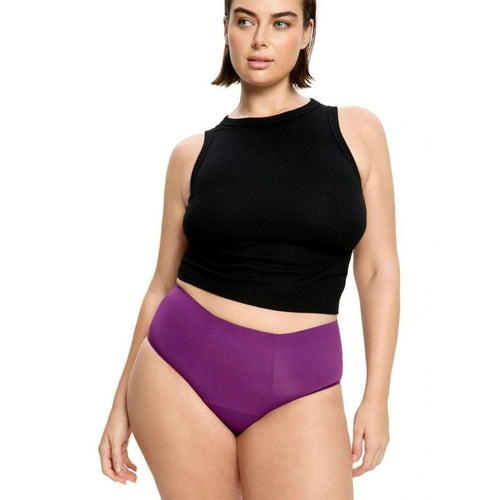 Menstruační kalhotky Modibodi Allure Seamfree Full Brief Super Mystic Purple (MKMASFBSMP)