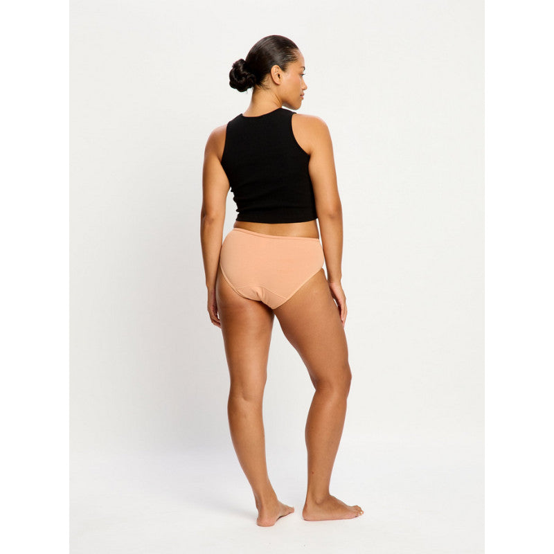 Menstruační kalhotky Modibodi Basic Mid-Rise Brief Moderate Italian Clay (MKMBMRBMIC)