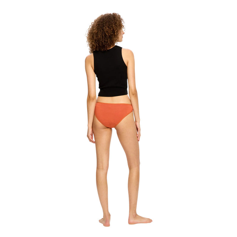 Menstruační kalhotky Modibodi Sensual Bikini Light Burnt Brick (MKMSBLBB)