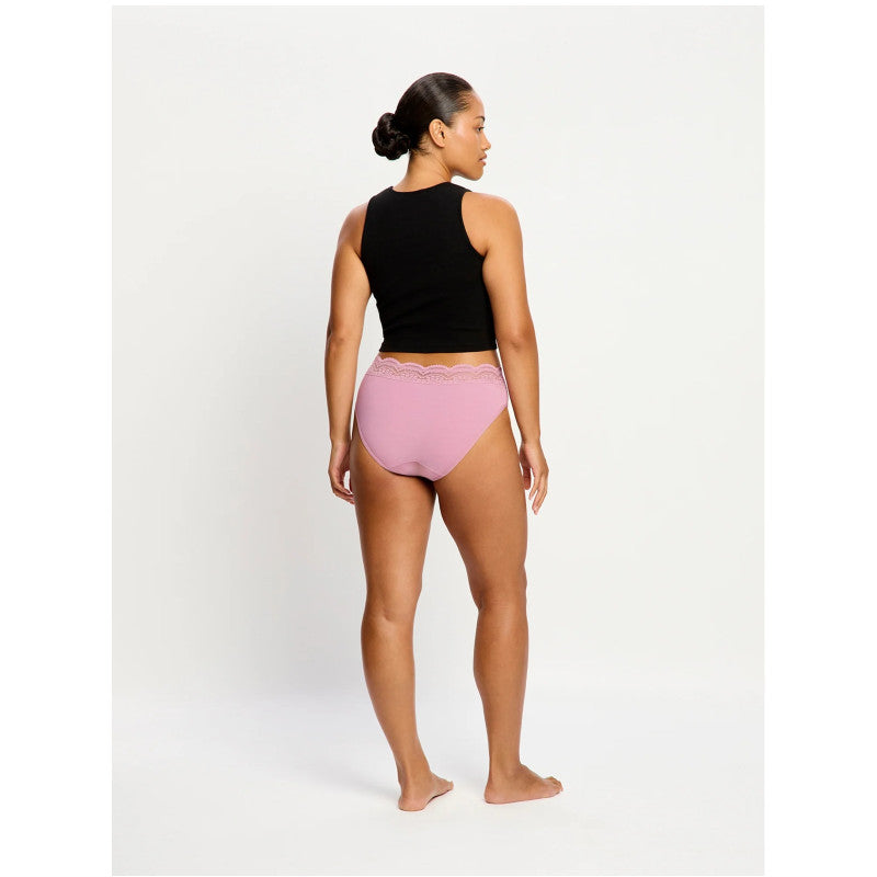 Menstruační kalhotky Modibodi Sensual Hi-Waist Bikini Light Dusky Orchid (CAHKLMDUOW)