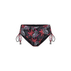 Menstruační plavky Modibodi Teen High Bikini Jungle Palm Black spodní díl (MODI4375JPB)