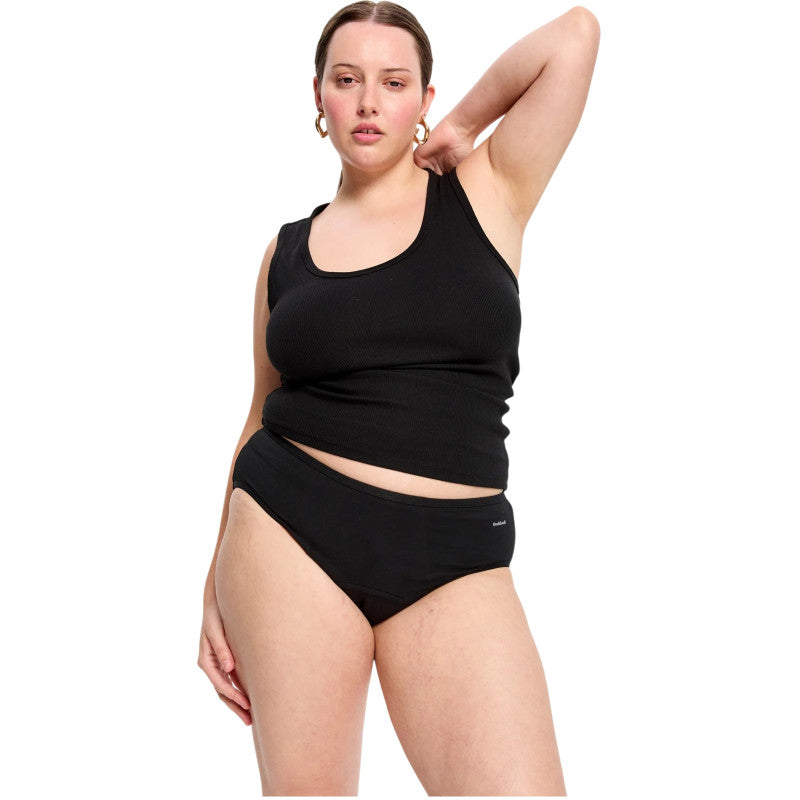 Menstruační kalhotky Modibodi Basic Mid-Rise Brief Super-Overnight (BSMBSOBLAW)