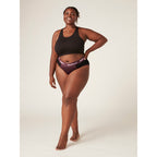 Menstruační kalhotky PUMA & Modibodi Active Brief Moderate-Heavy Grape (MODI4096)