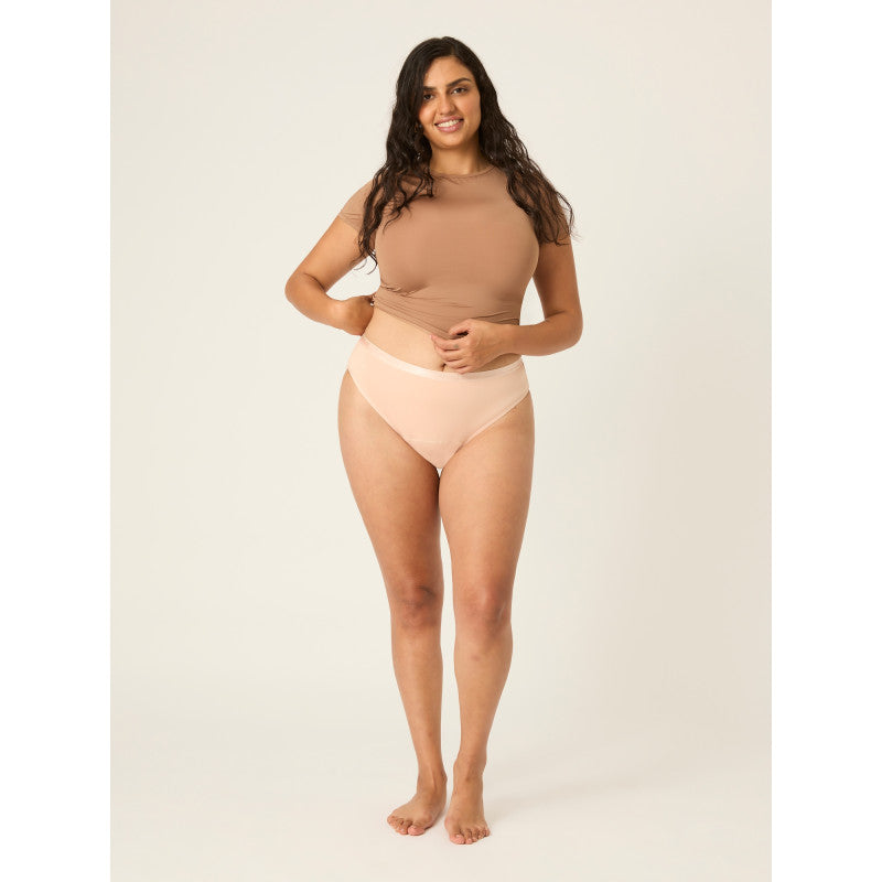 Menstruační kalhotky Modibodi Classic Bikini Moderate-Heavy Beige - VYBALENÉ (MODI4008BVYB)
