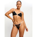 Menstruační tanga Modibodi Bliss Thong Light Jet Black (MTMBTLJB)