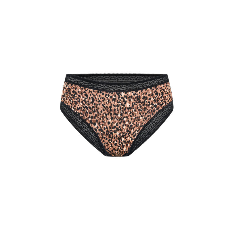 Menstruační kalhotky Modibodi Sensual Boyleg Light Animalia Brown (MKMSBLAB)