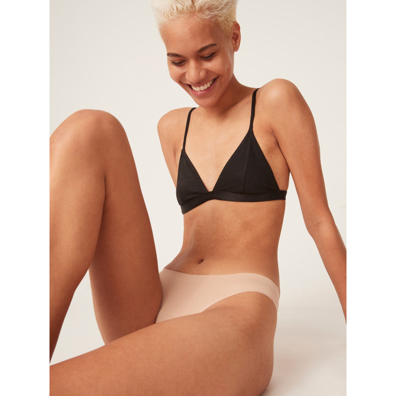 Menstruační tanga Modibodi Seamfree Thong Light Cashew (MTMSTLMC)