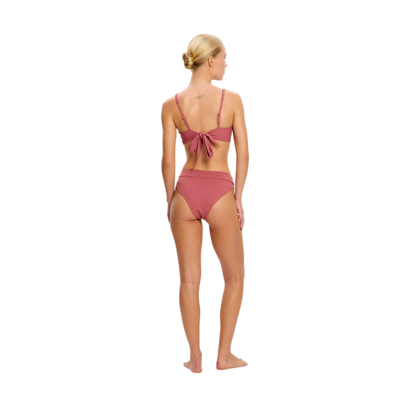 Menstruační plavky Modibodi Molokai Hi-Waist Tie Bottom High Absorbency Mauve spodní díl (MPMMHWTBHAM)
