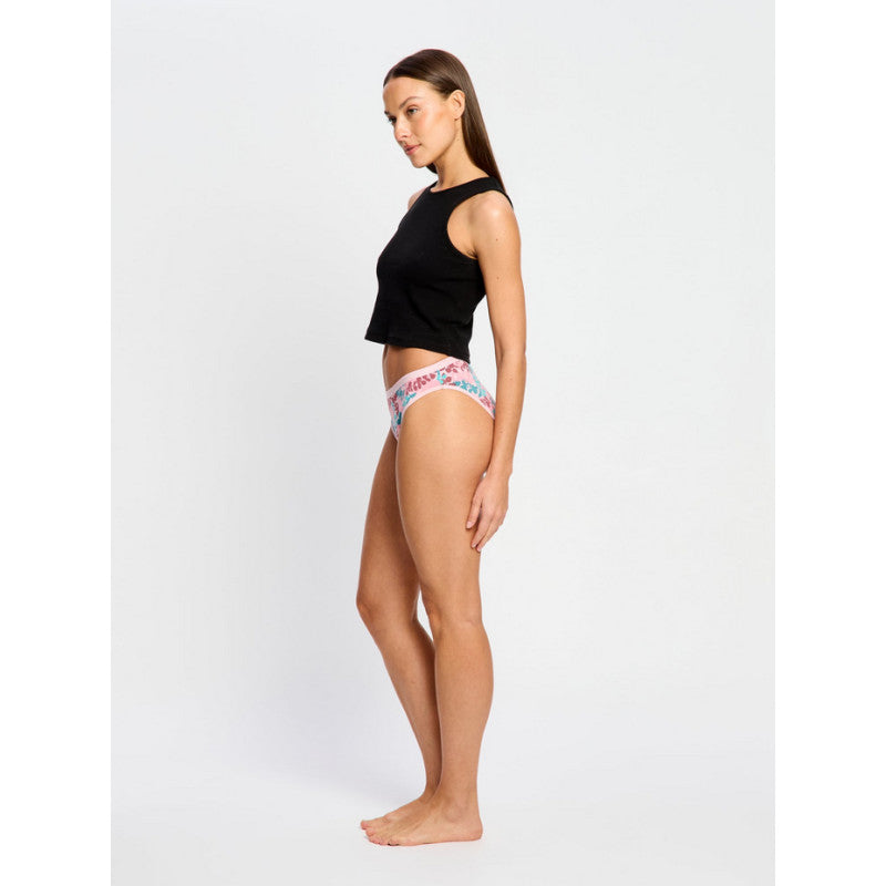 Menstruační kalhotky Modibodi Classic Bikini Super Ivy Garden (MKMCBSIG)