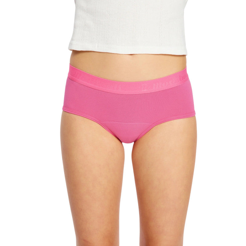 Dívčí menstruační kalhotky Modibodi Teen Hipster Boyleg Moderate Violet (DMKMTHBMV)