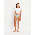 Dívčí menstruační kalhotky Modibodi Teen Hipster Bikini Moderate Groovy Green (DMKMTHBMGG)