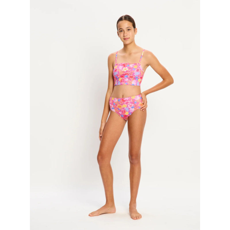 Dívčí plavky Modibodi Marine Dream Teen Swimwear Tankini Top Tropicana Crush horní díl (DPMMDTSTTTCHD)