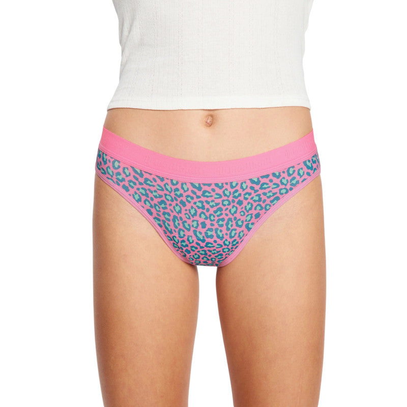 Dívčí menstruační kalhotky Modibodi Smileyworld Teen Hipster Bikini Moderate Lucky Lemon Limes (DMKMSTHBMLLL)