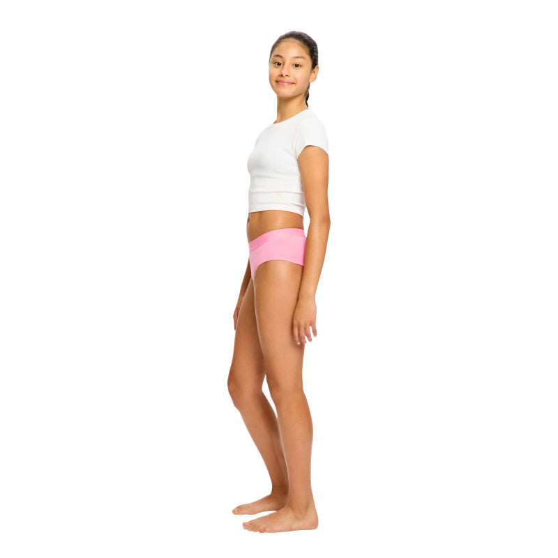 Dívčí menstruační kalhotky Modibodi Teen Hipster Boyleg Moderate Jellybean Pink (HIBLMHJBPT)