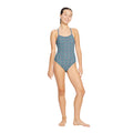 Dívčí menstruační plavky Modibodi Performance Racerback One Piece Super Marble Blue jednodílné (DMPMPROPSMB)
