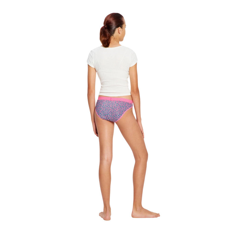 Dívčí menstruační kalhotky Modibodi Smileyworld Teen Hipster Bikini Moderate Lucky Lemon Limes (DMKMSTHBMLLL)