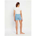Dívčí menstruační kalhotky Modibodi Teen Hipster Boyshort Super Boho Botanical Blue (DMKMTHBSBBB)