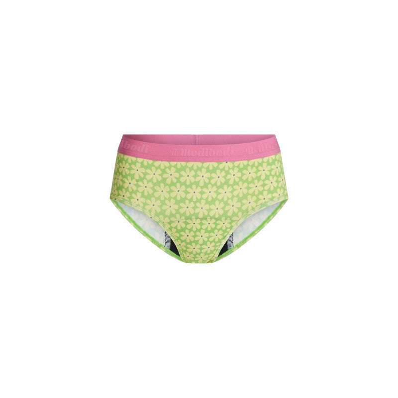 Dívčí menstruační kalhotky Modibodi Teen Hipster Boyleg Moderate Violet (DMKMTHBMV)