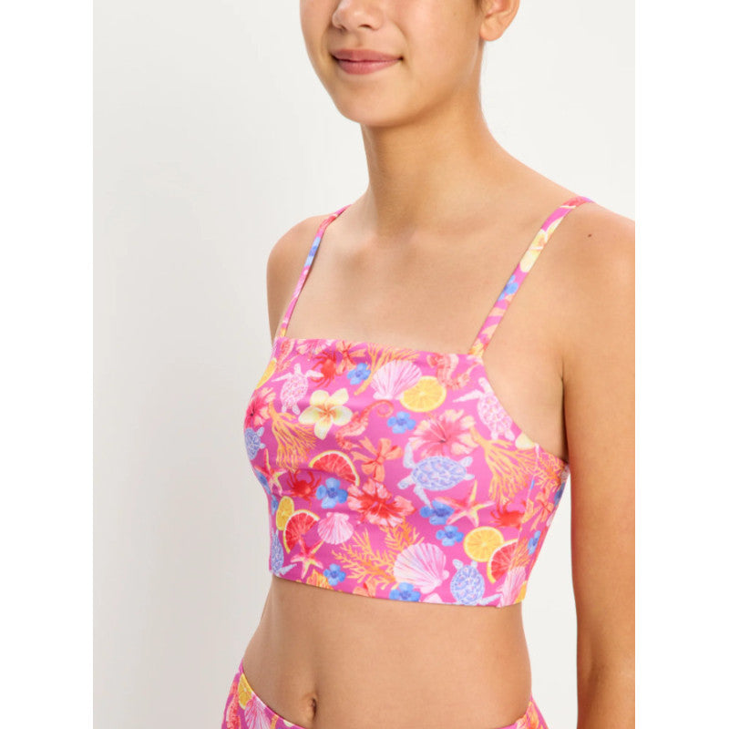 Dívčí plavky Modibodi Marine Dream Teen Swimwear Tankini Top Tropicana Crush horní díl (DPMMDTSTTTCHD)