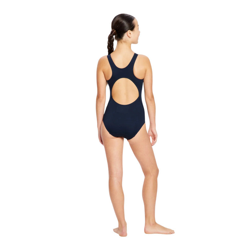 Dívčí menstruační plavky Modibodi Performance Racerback One Piece Super Navy Blue jednodílné (DMPMPROPSNB)