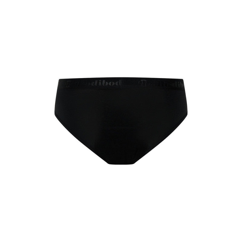 Dívčí menstruační kalhotky Modibodi Teen Hipster Boyleg Moderate Black (DMKMTHBMB)