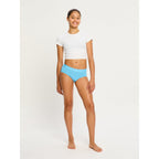 Dívčí menstruační kalhotky Modibodi Teen Hipster Boyleg Moderate Bubble Blue (DMKMTHBMBB)