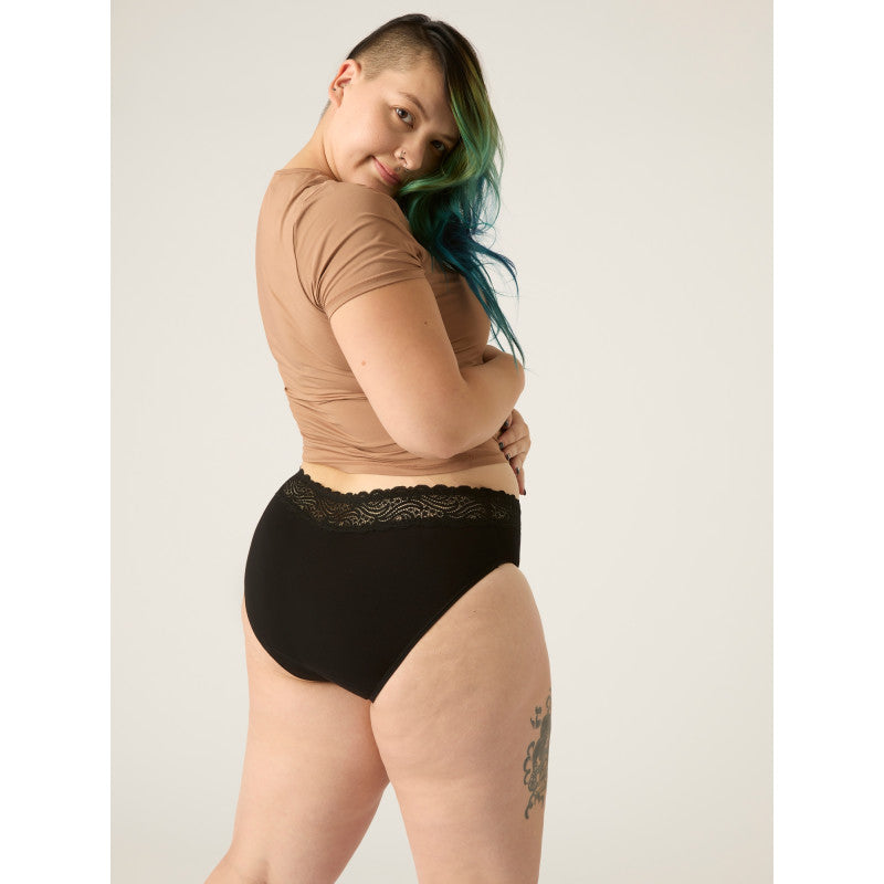 3PACK Menstruační kalhotky Modibodi Sensual Hi-Waist Bikini Moderate-Heavy (MODI5011)