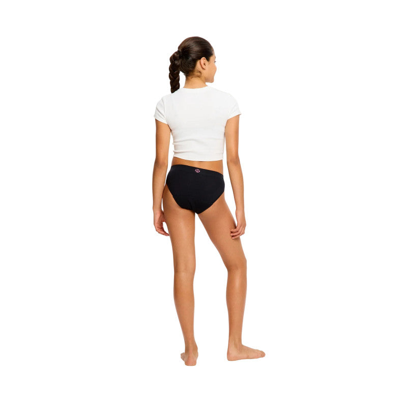 3PACK dívčí menstruační kalhotky Modibodi Teen Soft Stretch Seamless Hipster Bikini Moderate (DMKMTSSSHBM)